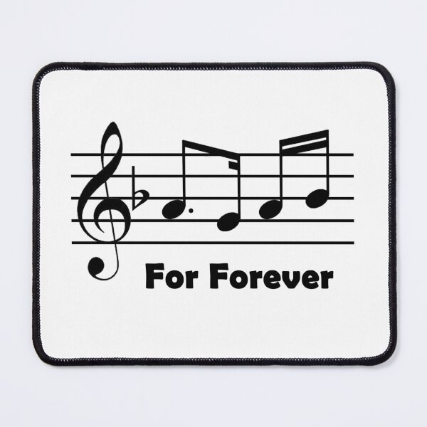Item preview, Dear Evan Hansen For Forever Musical Notes with Text designed and sold by FeatheredPrints.