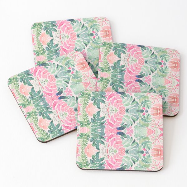 Item preview, Fern pattern with coral designed and sold by Charley--.