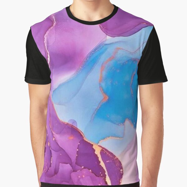 Abstract color combination glitter socks,masks,pillow,dress Graphic T-Shirt