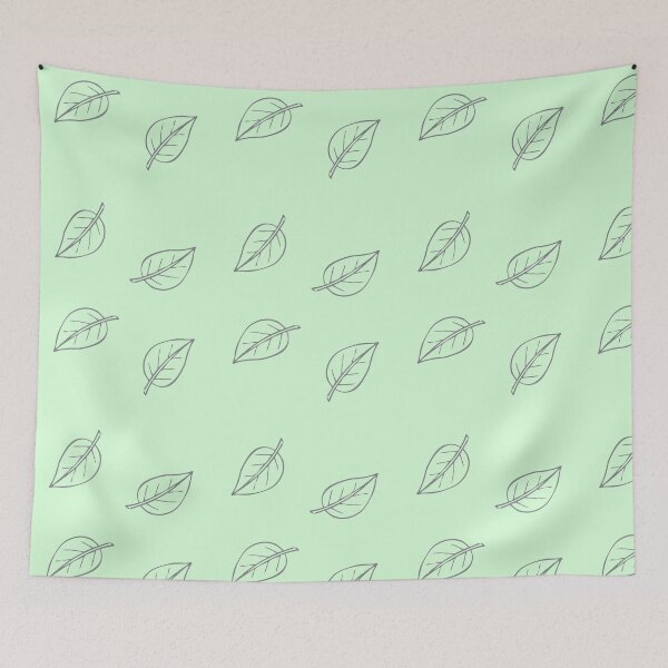 Item preview, MissDewi Leaf Design Pastel Green designed and sold by MissDewi.