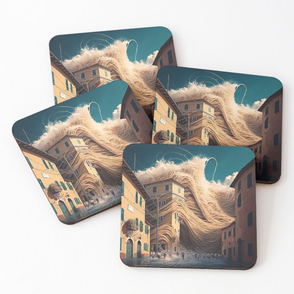 Item preview, The great wave of spaghetti mk.4 designed and sold by ArtEatLove.