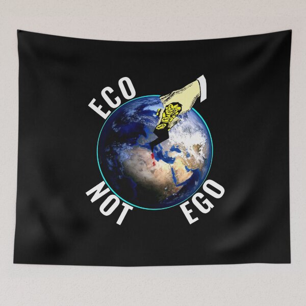Aperçu de l'œuvre Eco pas ego créée et vendue par CottagePop.