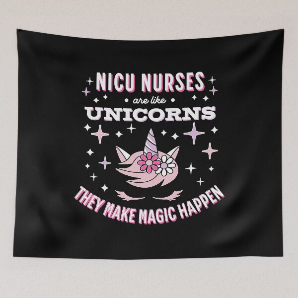 Item preview, NICU Nurses Are Like Unicorns designed and sold by Betsytiptoe.