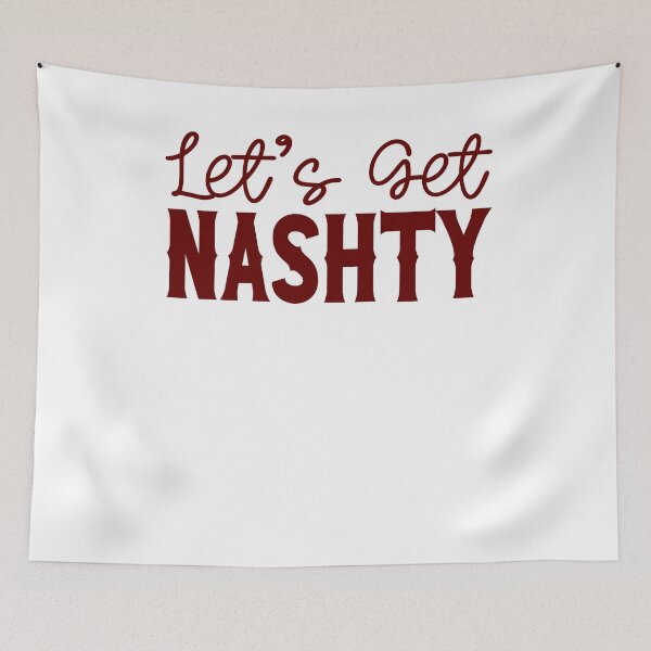 Item preview, Nashville Bachelorette Party Let's Get Nashty Dark Red Gift for Bride designed and sold by mysticblvd.