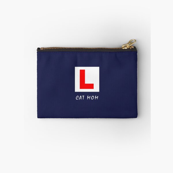 Item preview, Funny "Cat Mom" learner L Plate sign designed and sold by LindaCooke.