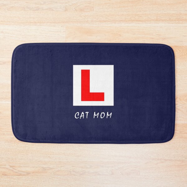 Item preview, Funny "Cat Mom" learner L Plate sign designed and sold by LindaCooke.