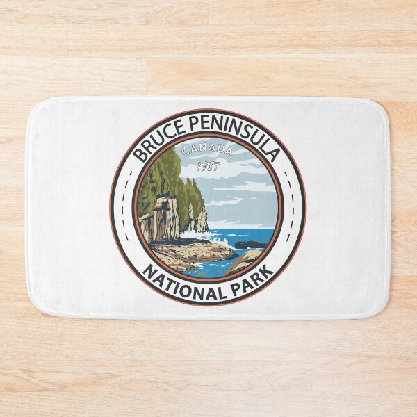 Item preview, Bruce Peninsula National Park Canada Vintage Badge designed and sold by KrisSidDesigns.