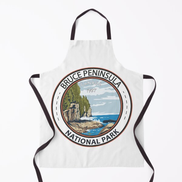 Item preview, Bruce Peninsula National Park Canada Vintage Badge designed and sold by KrisSidDesigns.