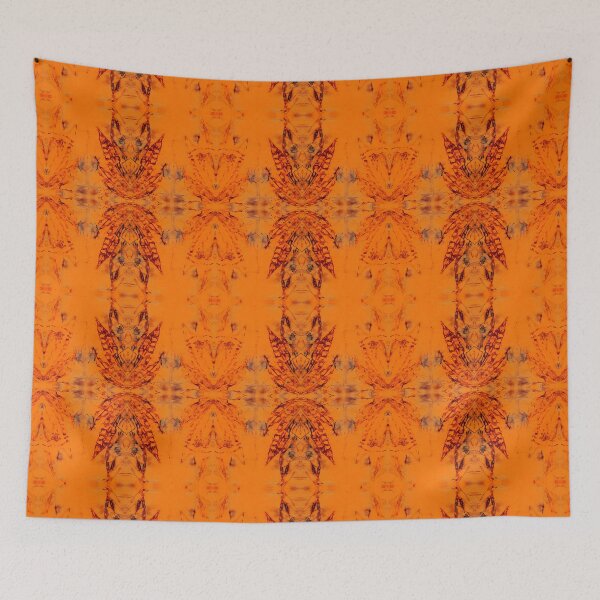 Item preview, Jerusalem Artichoke Eco Print Pattern Orange designed and sold by SpiritGifts.