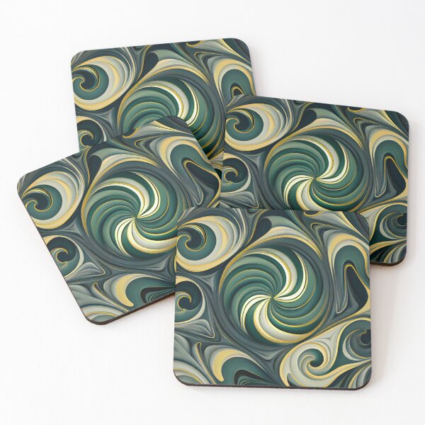 Item preview, Green Swirl designed and sold by Stacey Hallock.