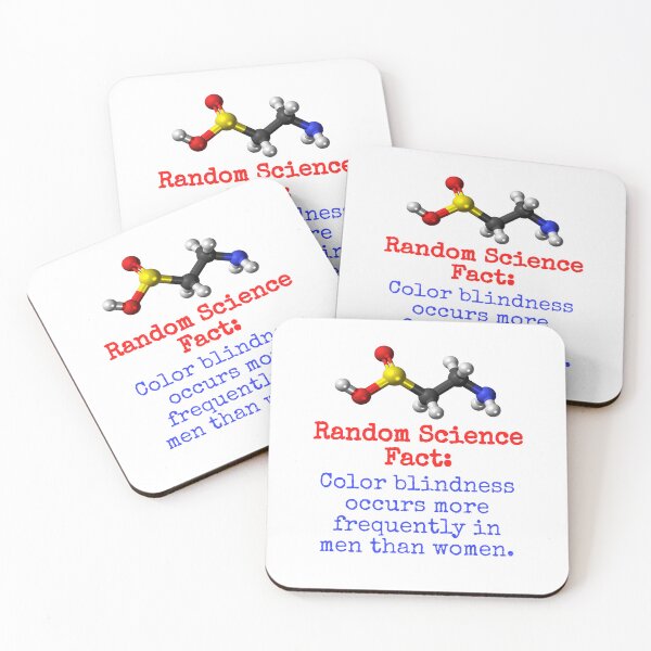 Item preview, Color Blindness Occurs More Frequently - Science Fact designed and sold by CrankyOldDude.
