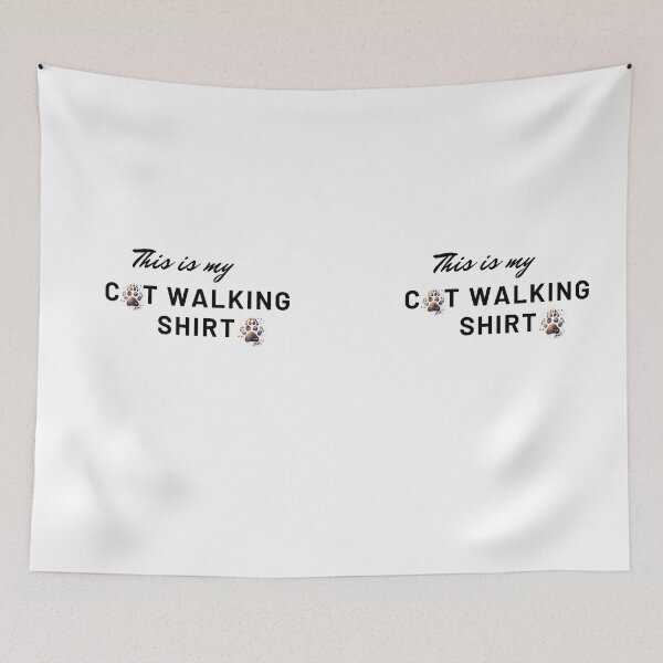 Item preview, This is my cat walking shirt/ Custom Design Unisex Shirt designed and sold by ShopminaTresors.