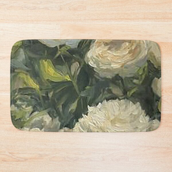 Item preview, Springtime White Rose Floral Pattern designed and sold by Freshfroot.