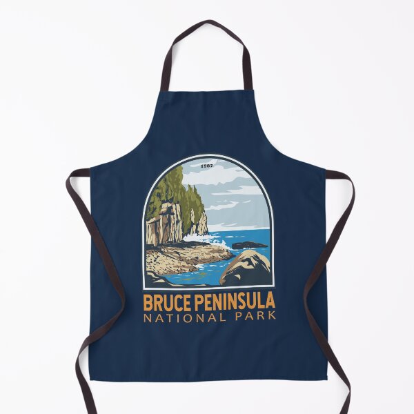 Item preview, Bruce Peninsula National Park Canada Vintage Emblem designed and sold by KrisSidDesigns.