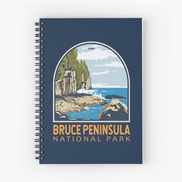 Item preview, Bruce Peninsula National Park Canada Vintage Emblem designed and sold by KrisSidDesigns.