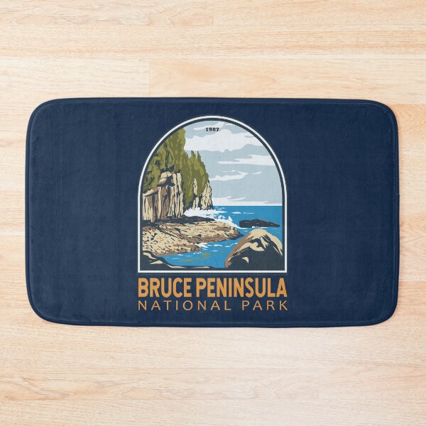 Item preview, Bruce Peninsula National Park Canada Vintage Emblem designed and sold by KrisSidDesigns.