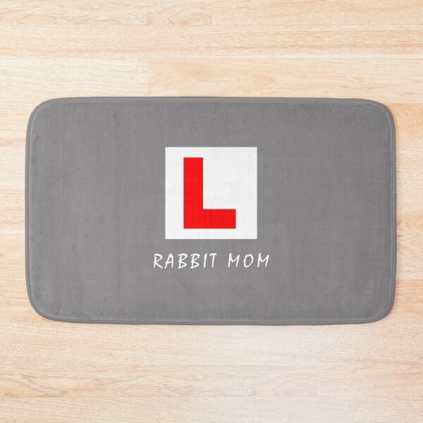Item preview, Funny "Rabbit Mom" learner L Plate sign designed and sold by LindaCooke.