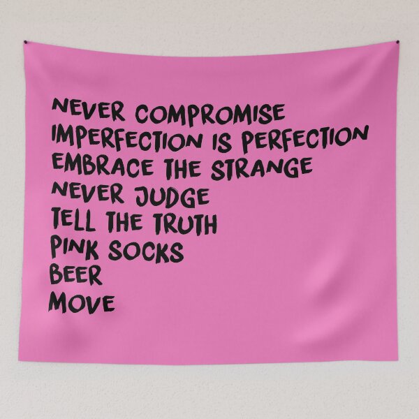 Item preview, YB Manifesto (Black on Pink) designed and sold by sarascoprox.