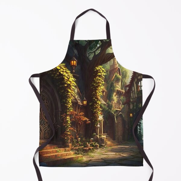 Item preview, The Elven city of Isaena Aethel designed and sold by AM FineArtPrints.