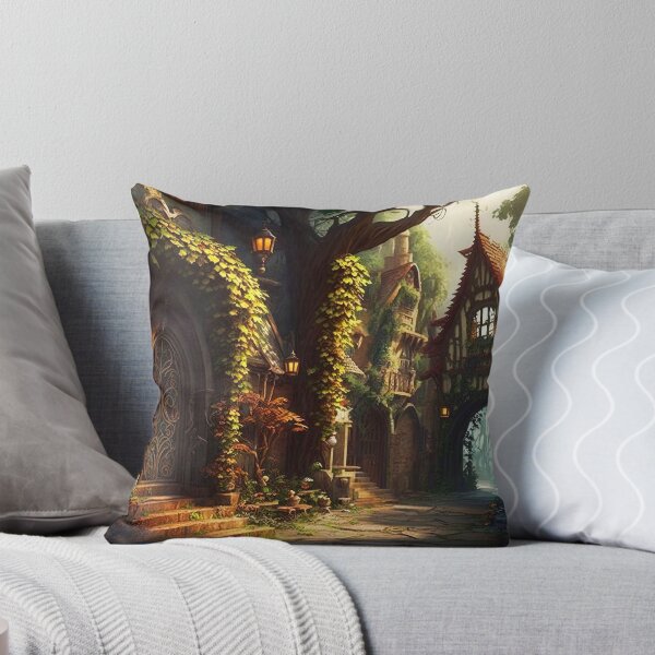 Item preview, The Elven city of Isaena Aethel designed and sold by AM FineArtPrints.