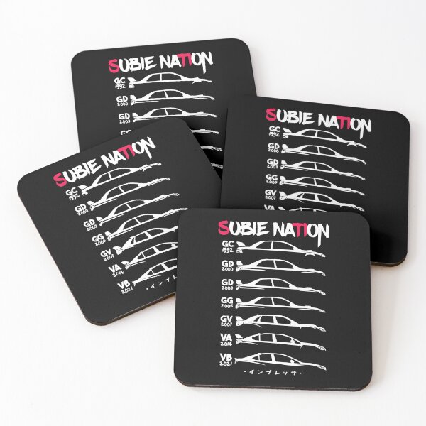 Item preview, Subie Nation (ฺWhite) designed and sold by pjrstudio.