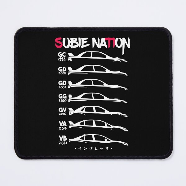 Item preview, Subie Nation (ฺWhite) designed and sold by pjrstudio.