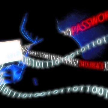 Artwork thumbnail, Computer Hacker at Work by NeonAbstracts