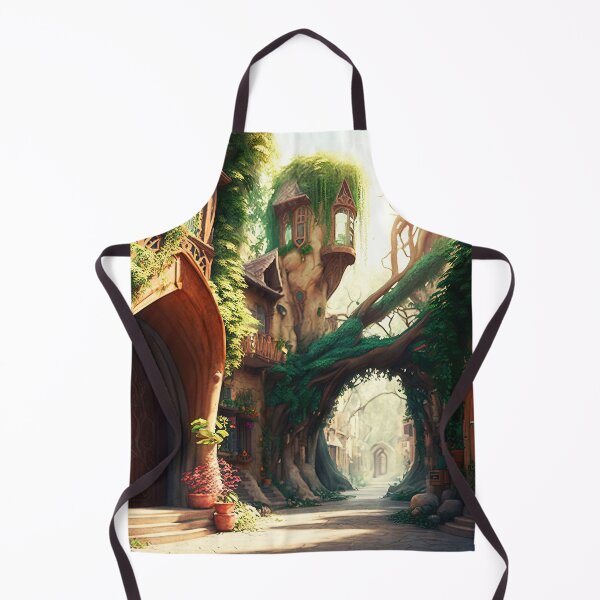 Item preview, The Elven city of Isaena Aethel designed and sold by AM FineArtPrints.