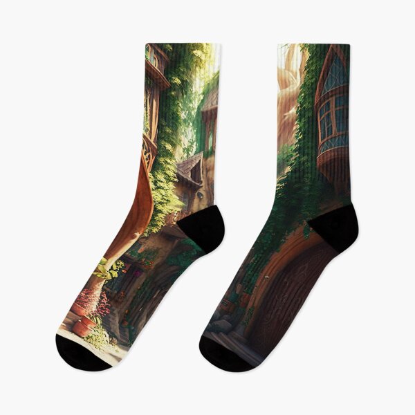 Item preview, The Elven city of Isaena Aethel designed and sold by AM FineArtPrints.