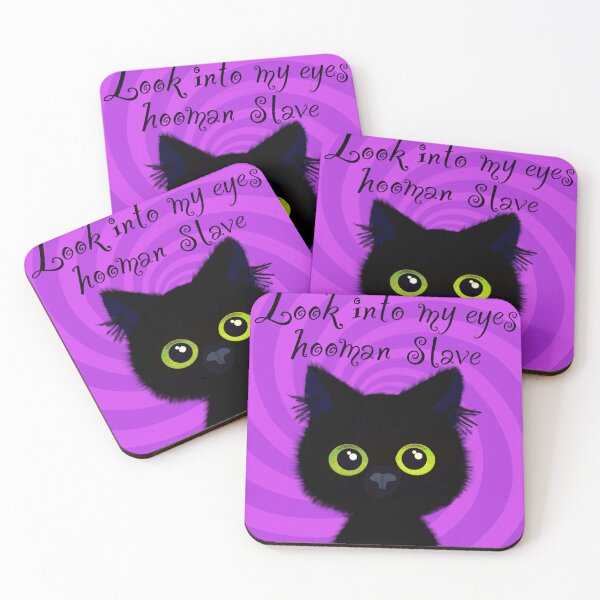 Item preview, Hypnotic cat on pink & purple spirals designed and sold by QuirkyCatz.
