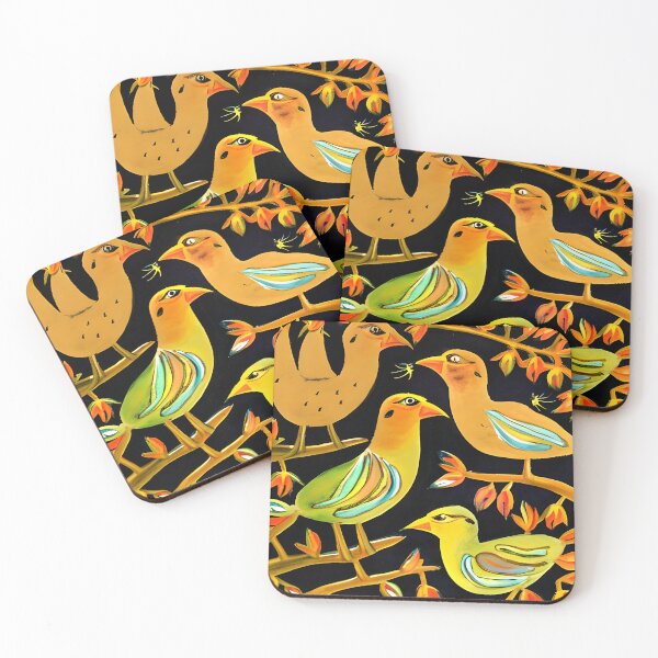 Item preview, bird batik pattern 9 designed and sold by marunoens01.