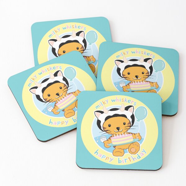 Item preview, Milky Whiskers Kitten Happy Birthday. designed and sold by B-143.
