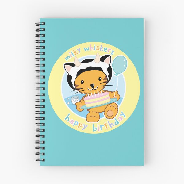 Item preview, Milky Whiskers Kitten Happy Birthday. designed and sold by B-143.