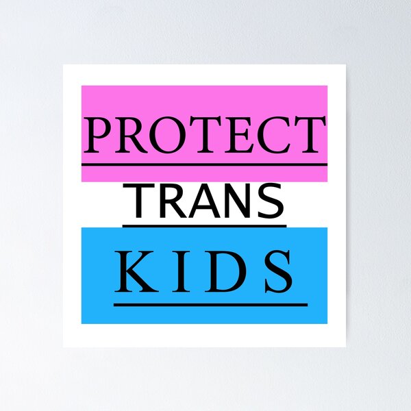 Item preview, Protect Trans Kids Sticker designed and sold by twins9.