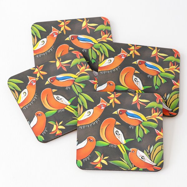 Item preview, bird batik pattern 11 designed and sold by marunoens01.