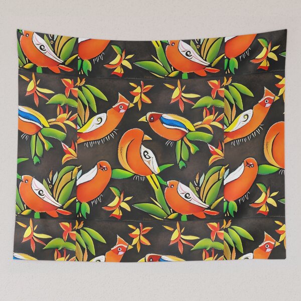 Item preview, bird batik pattern 11 designed and sold by marunoens01.