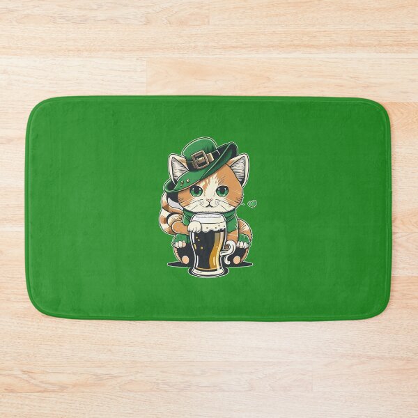 Item preview, Cute St patricks day Cat Holding a beer designed and sold by Cheeeeky.