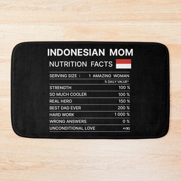 Item preview, Best Indonesian Mom, Nutrition Facts Tshirt mother's day Gift  designed and sold by MRams.