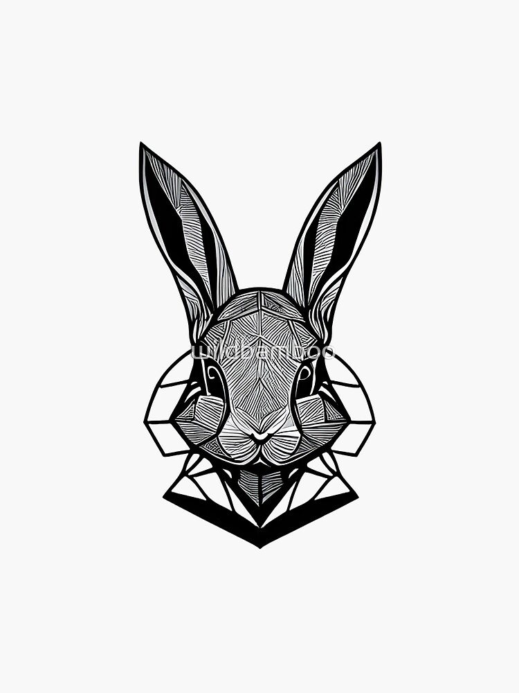 Rabbit Triangle Tattoo by @malwina8 - Tattoogrid.net