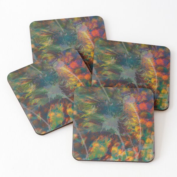 Item preview, Abstract multi-exposure floral designed and sold by kbgraphicimages.