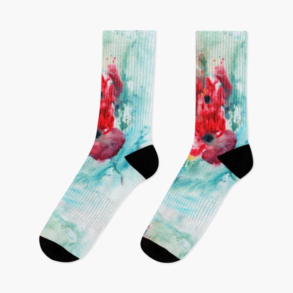 Item preview, watercolor poppies designed and sold by HIPPMI.