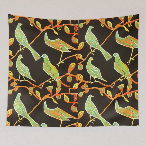 Item preview, bird batik pattern 10 designed and sold by marunoens01.
