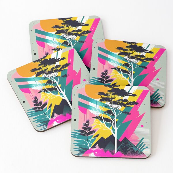 Item preview, Abstract pop-art forest designed and sold by loucaski.