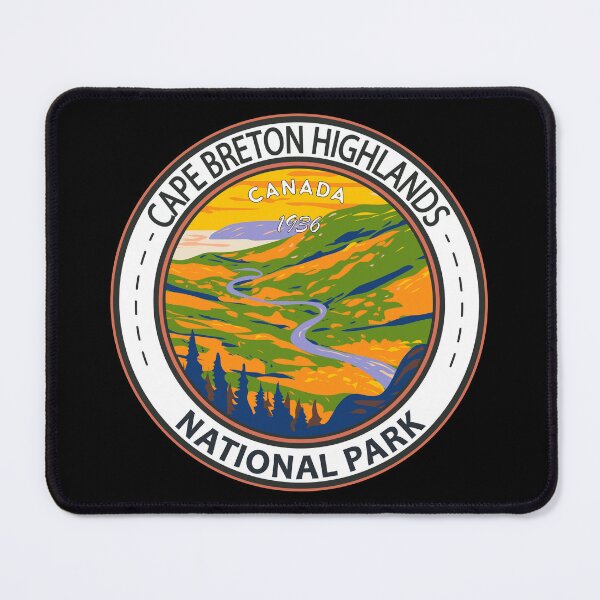 Item preview, Cape Breton Highlands National Park Canada Vintage Badge designed and sold by KrisSidDesigns.