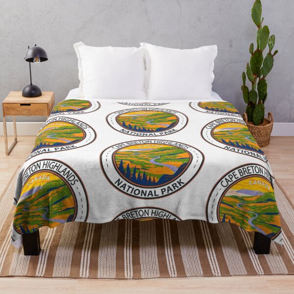 Item preview, Cape Breton Highlands National Park Canada Vintage Badge designed and sold by KrisSidDesigns.