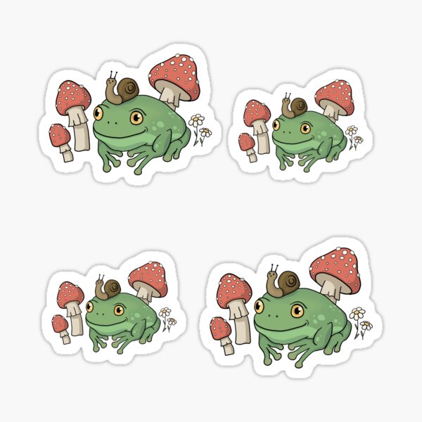 Cottagecore Stickers, Goblincore Sticker, Aesthetic Cottagecore Stickers,  Fairycore Stickers, Toad Sticker, Whitchy Stickers, Scrapbooking 