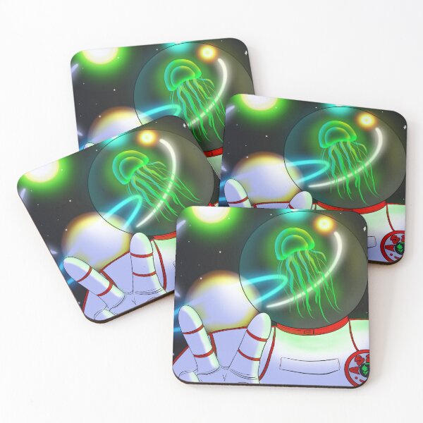 Item preview, Jelly fish astronaut designed and sold by Chasescanvas.