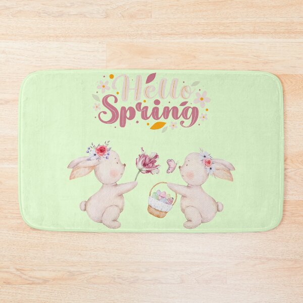 Item preview, Hello Spring - Cute Easter Bunnies  designed and sold by All-About-Life.