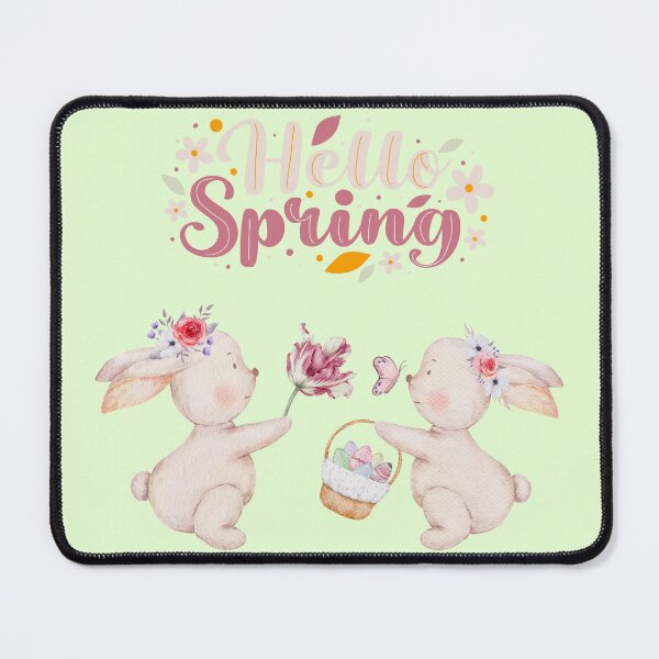 Item preview, Hello Spring - Cute Easter Bunnies  designed and sold by All-About-Life.