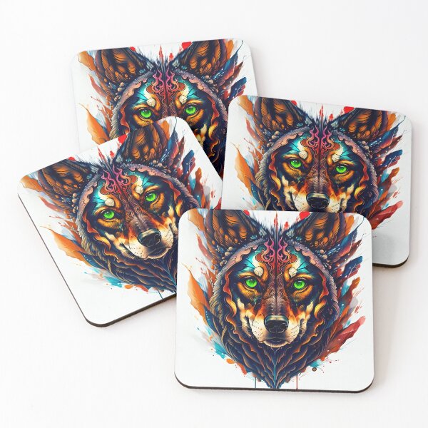 Item preview, Abstract wolf designed and sold by PadedoDesigns.